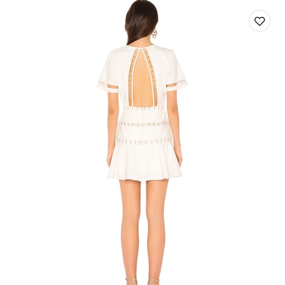 Talisman Mini Dress in Ivory - Picture 3 of 4